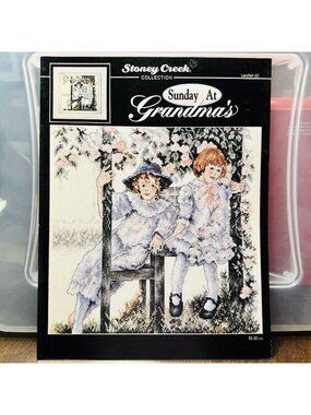Stoney Creek Sunday At Grandmas Cross-Stitch Pattern Leaflet 60 Girls Garden